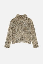CREAM CHLOE ANIMAL BLOUSE