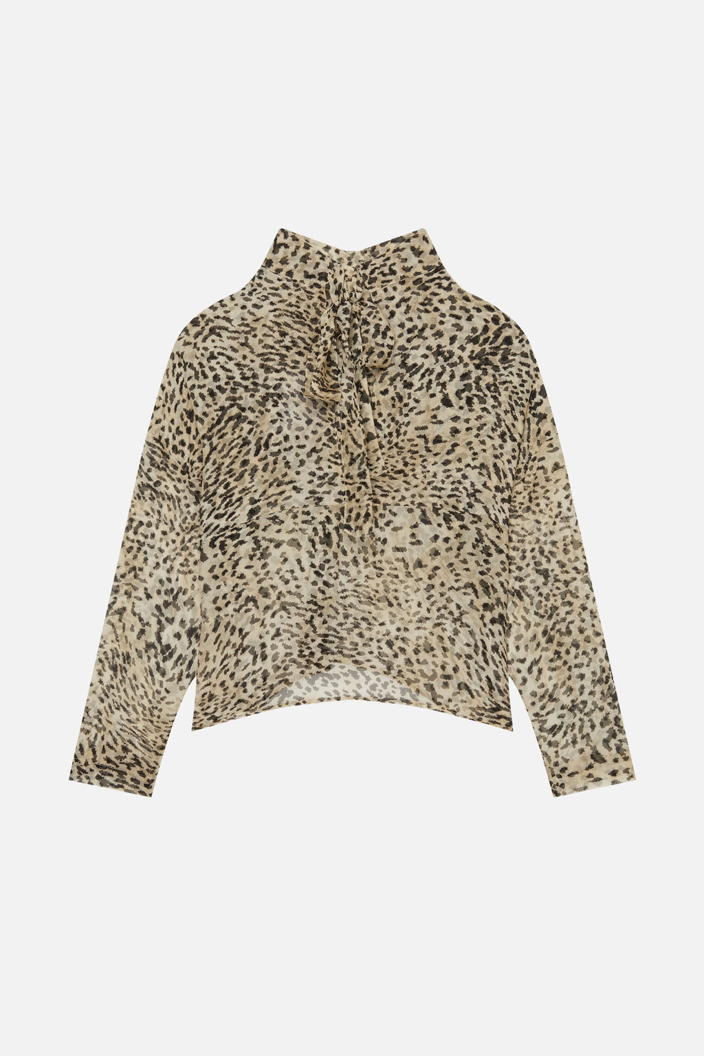 CREAM CHLOE ANIMAL BLOUSE