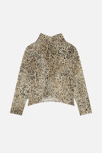 CREAM CHLOE ANIMAL BLOUSE