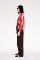 PANTALÓN UNNIE TACHUELAS MARMONT CARBÓN