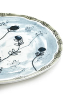 Midnight Flowers - Lot De 2 Assiettes - M - Porcelaine Bone China - Mirtillo Tea