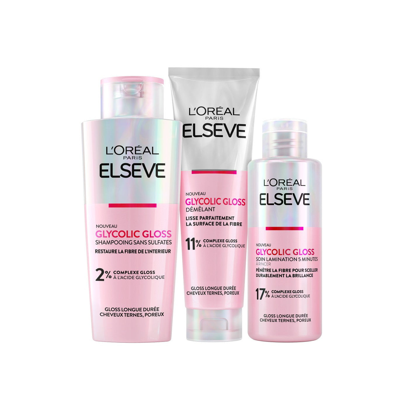 Elseve Glycolic Gloss - La rutina completa para cabello opaco