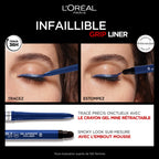 Infalible Grip Liner Gel Automático Jersey Azul