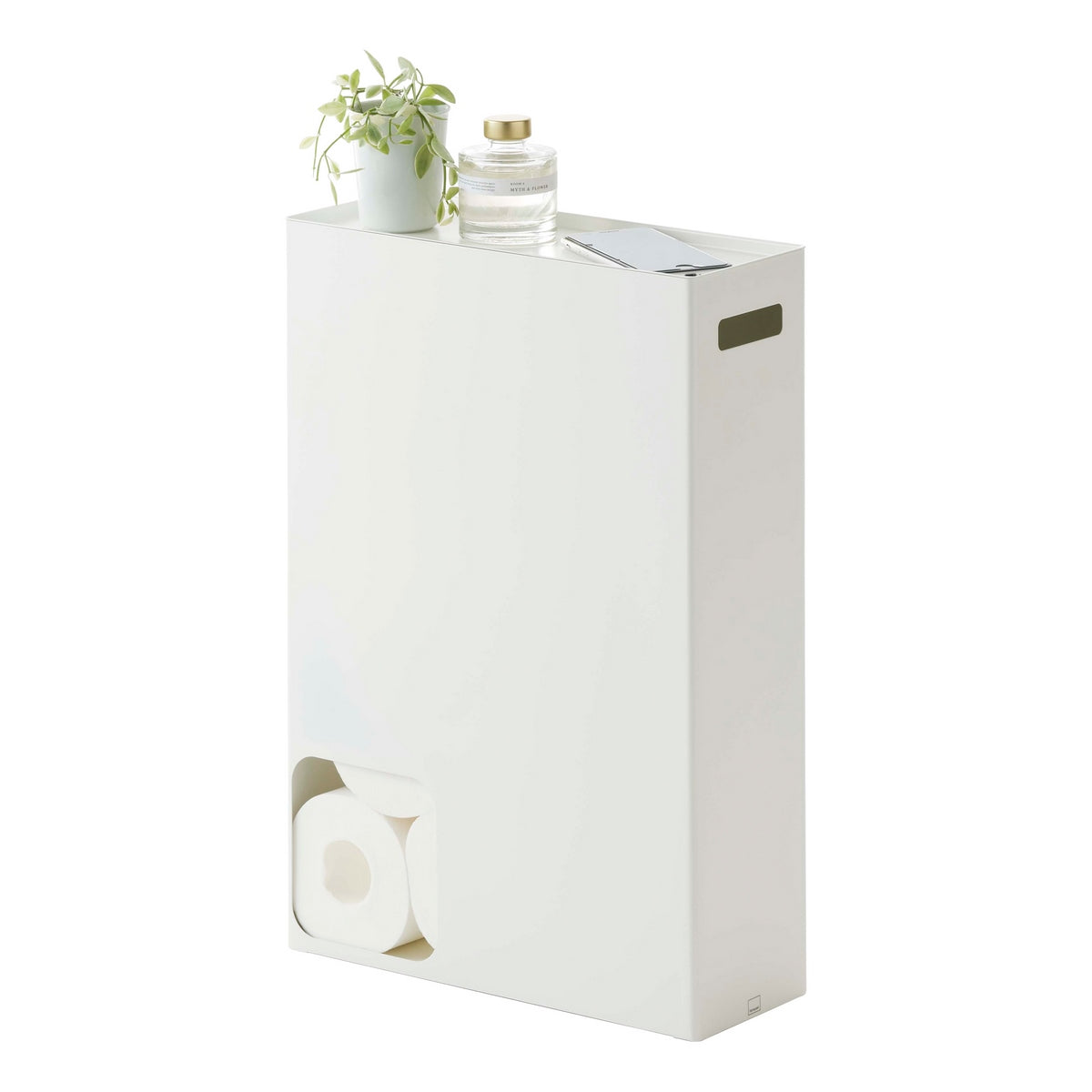 Portarotolo di carta igienica largo - Bianco