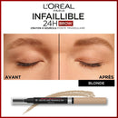 Infallible 24H Brow Eyebrow Pencil Triangular Tip 7 Blonde