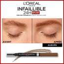Infallible 24H Brow Eyebrow Pencil Triangular Tip 5.23 Auburn