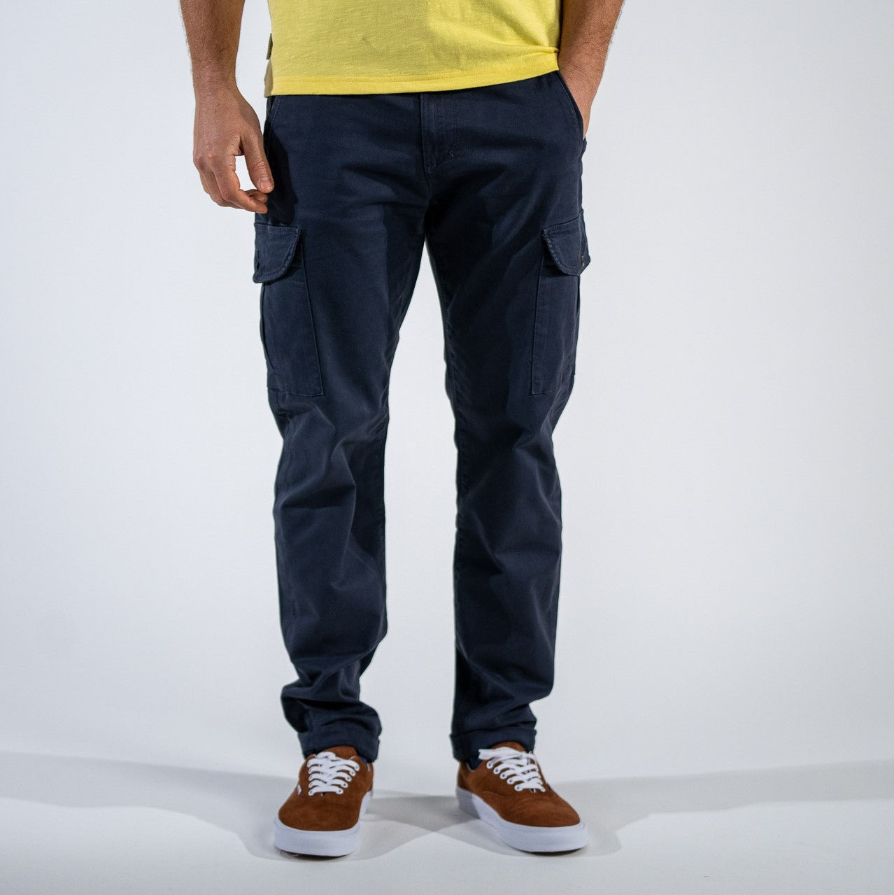 Cargo Trousers - Navy Blue