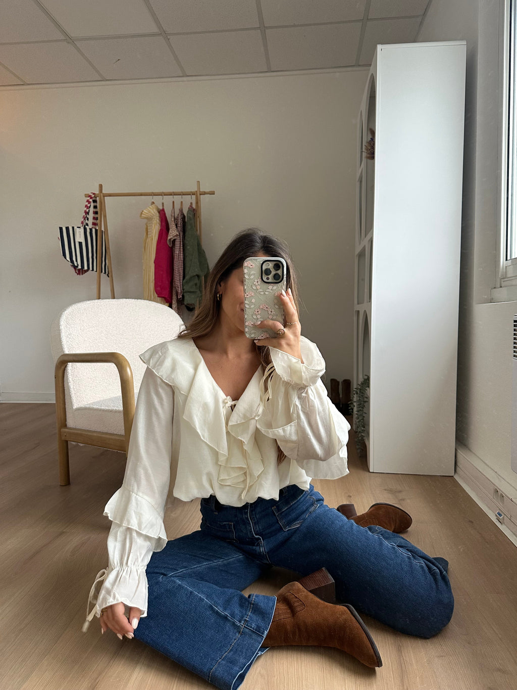 Blusa Iris Crudo
