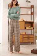 Pantalon Paige - Carreaux Vert