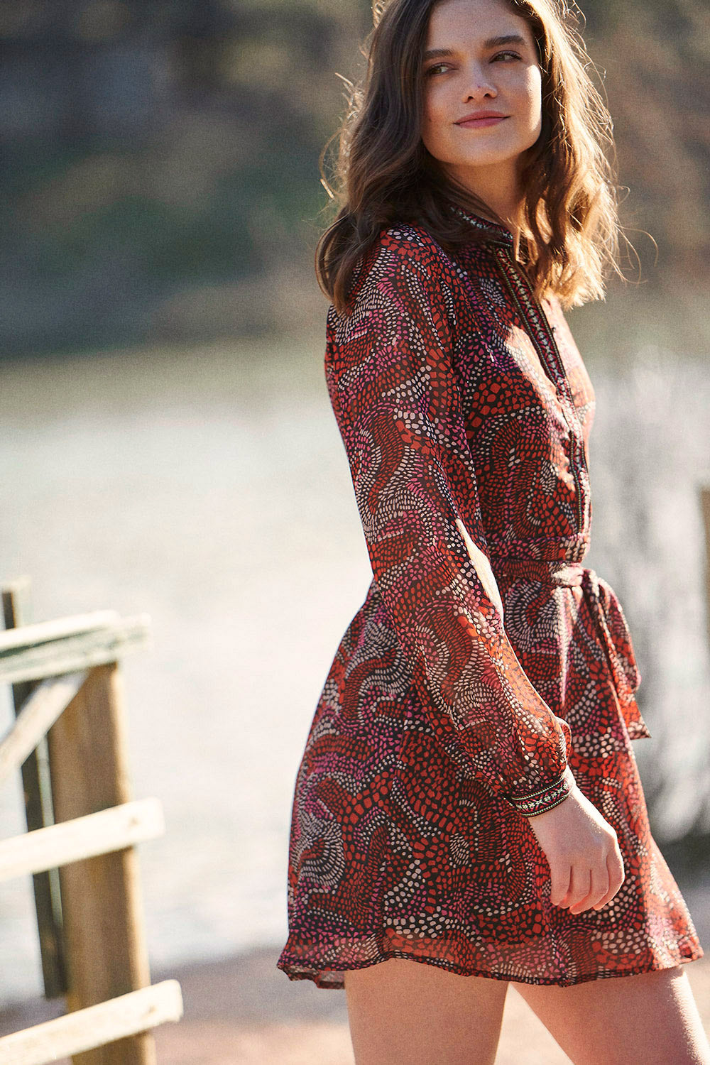 Robinia Dress - Gaudi Red