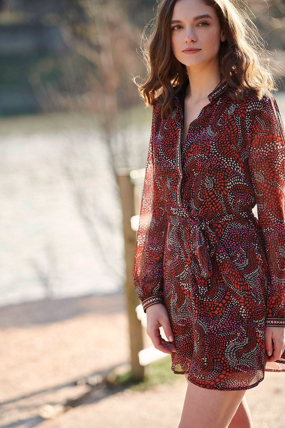 Robinia Dress - Gaudi Red