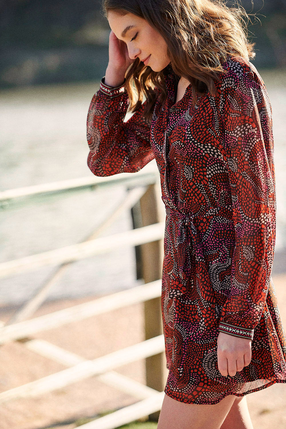 Robinia Dress - Gaudi Red