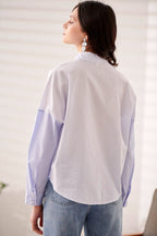 Chemise Chionodoxa - Patchwork Rayures