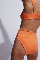 Haut De Maillot Alia - Shiny Orange