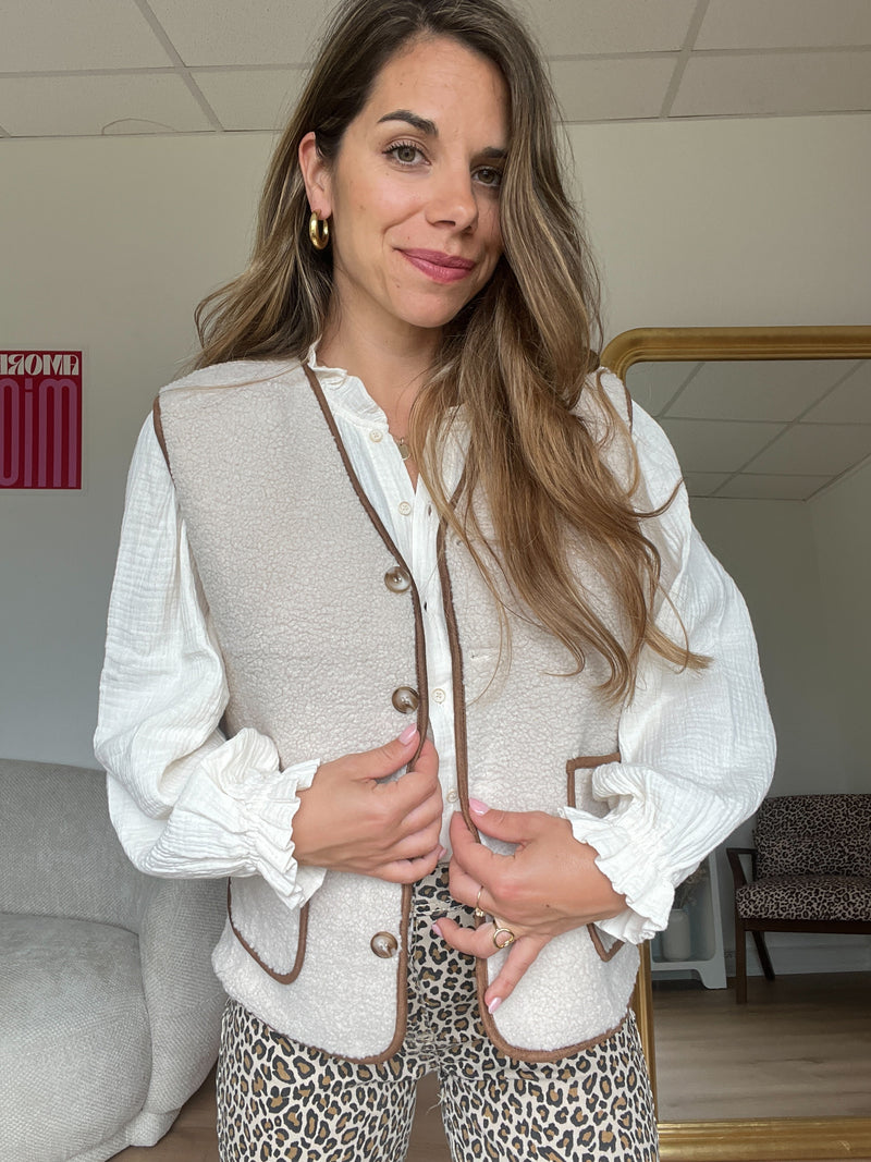 Gilet Berger Laura Beige