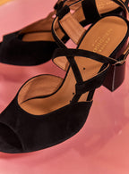Sandalia Julie Suede - Black