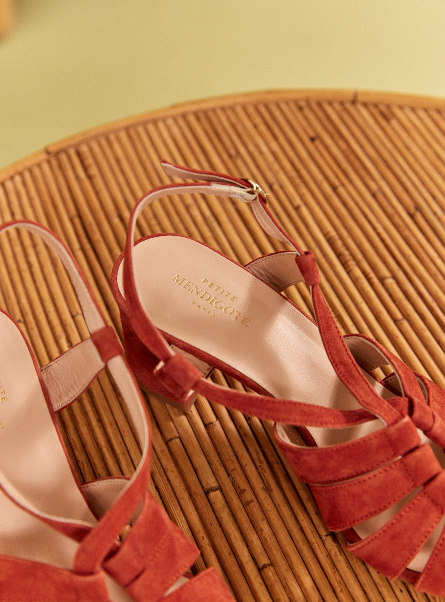 Sandale Nina Suede - Terre