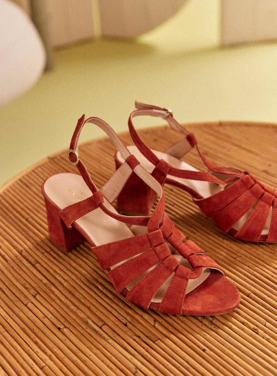 Sandale Nina Suede - Terre