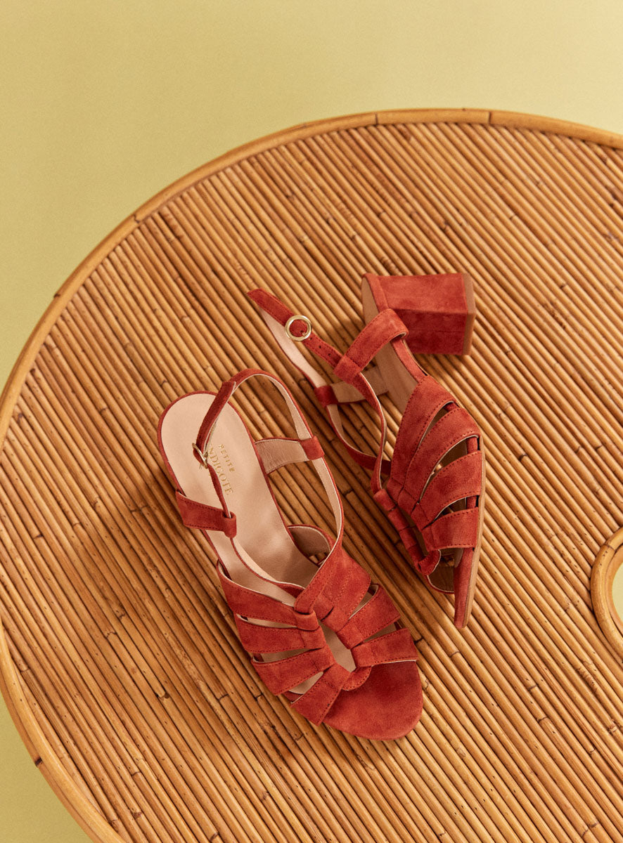 Sandale Nina Suede - Terre