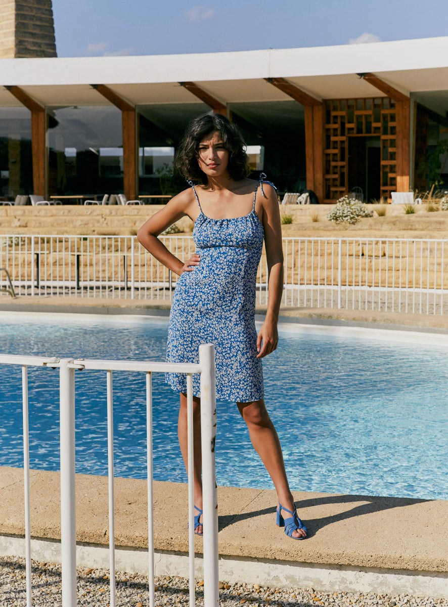 Robe Dana Myosotis - Canard