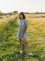 Lisa Romane Dress - Royal