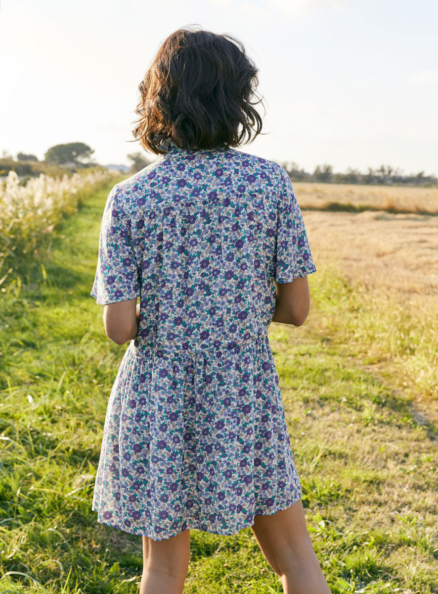 Lisa Romane Dress - Royal