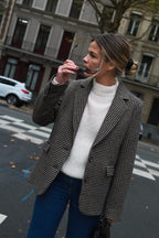 Gustave Houndstooth Blazer