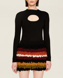 Jupe Mini - Multico Raye Crea - Femme