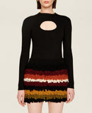 Jupe Mini - Multico Raye Crea - Femme