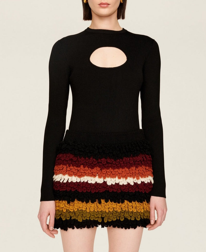 Jupe Mini - Multico Raye Crea - Femme