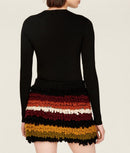 Jupe Mini - Multico Raye Crea - Femme