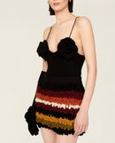 Jupe Mini - Multico Raye Crea - Femme