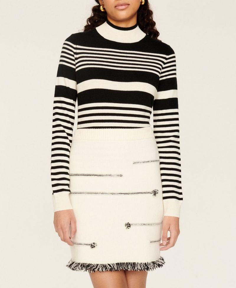 Jupe Tube Mini - Ecru - Femme