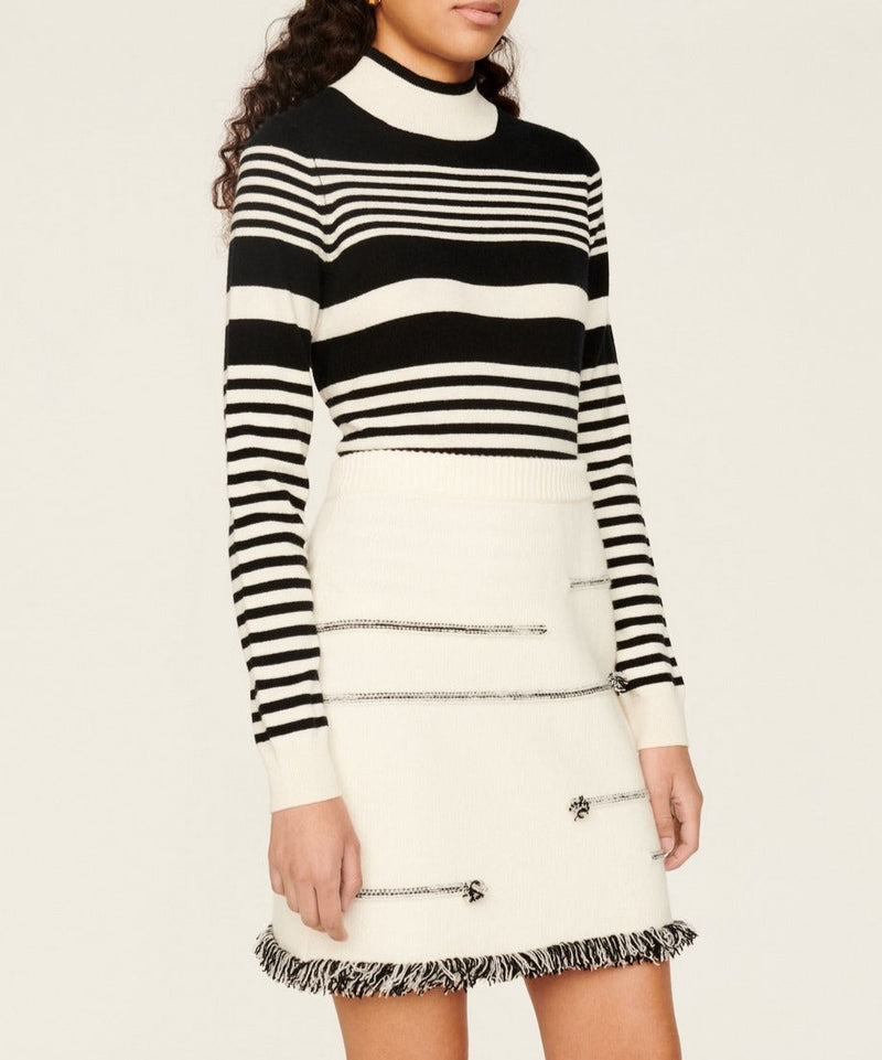 Jupe Tube Mini - Ecru - Femme