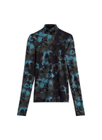 Top - Flowers Spray Army Black - Femme