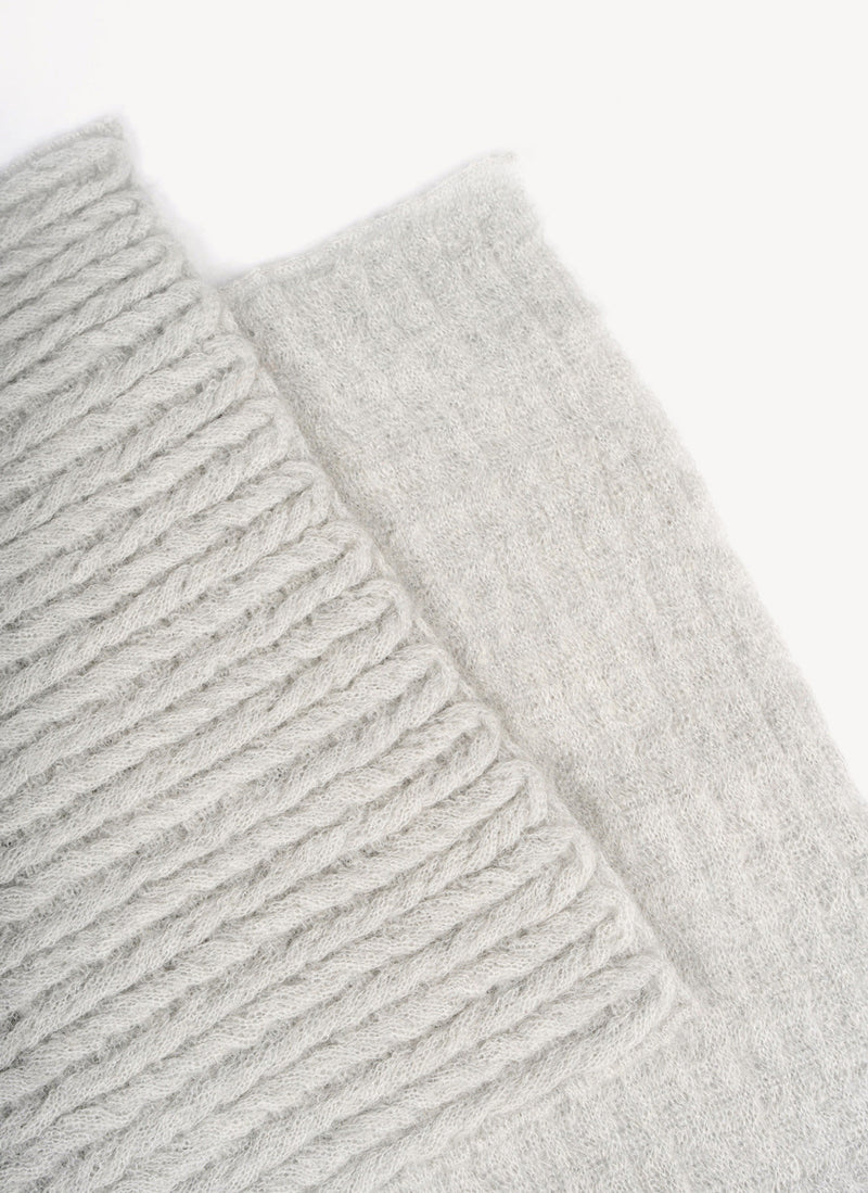 Echarpe En Tricot Épais - Nuage - Femme