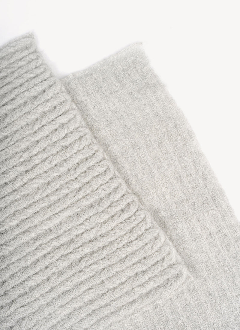 Echarpe En Tricot Épais - Nuage - Femme