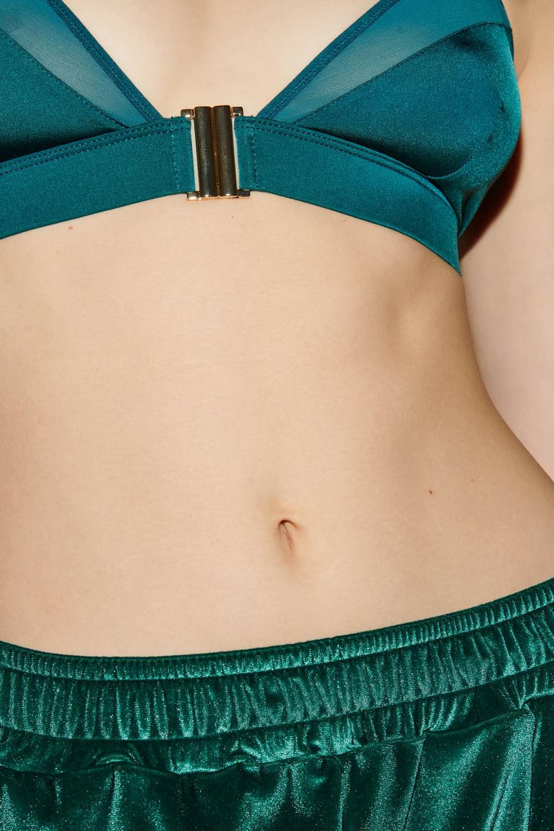 Soutien-Gorge Milie - Teal Sateen