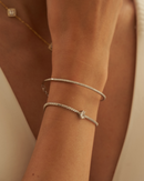 Bracelet Tennis Éclat - Blanc