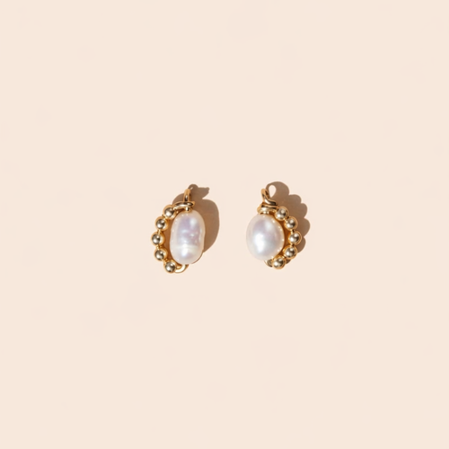 Boucles D'Oreilles - Les Puces Nacres Adèle Camus X