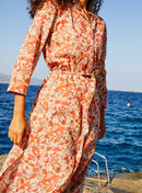 Petite Mendigote - Vestido Tamara Clematite - Naranja