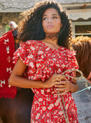 Petite Mendigote - Ornella Camelia Top - Carmine