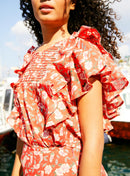 Petite Mendigote - Ornella Camelia Top - Carmine