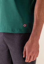 Camiseta de Manga Corta Formidable de Algodón - Verde Bosque