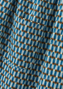 Vestido Abelia geo print azul Caramel - Selección Caramel disponible en amaetc.com, concept store eco amigable para niños