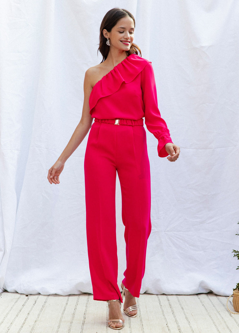 Top Simone Rose Framboise