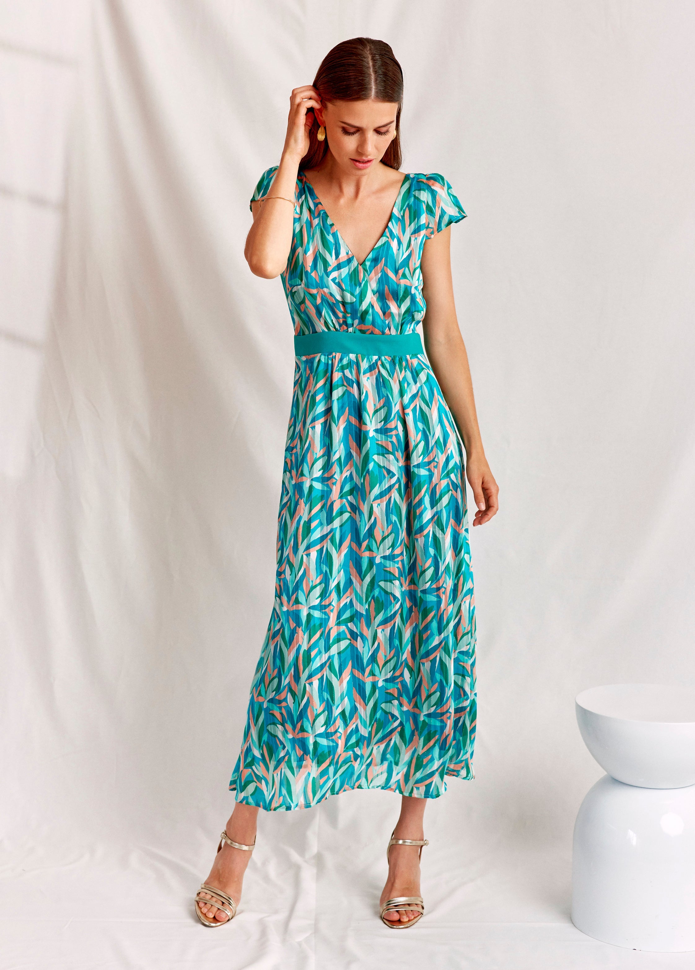 Robe Fermo Palme Émeraude