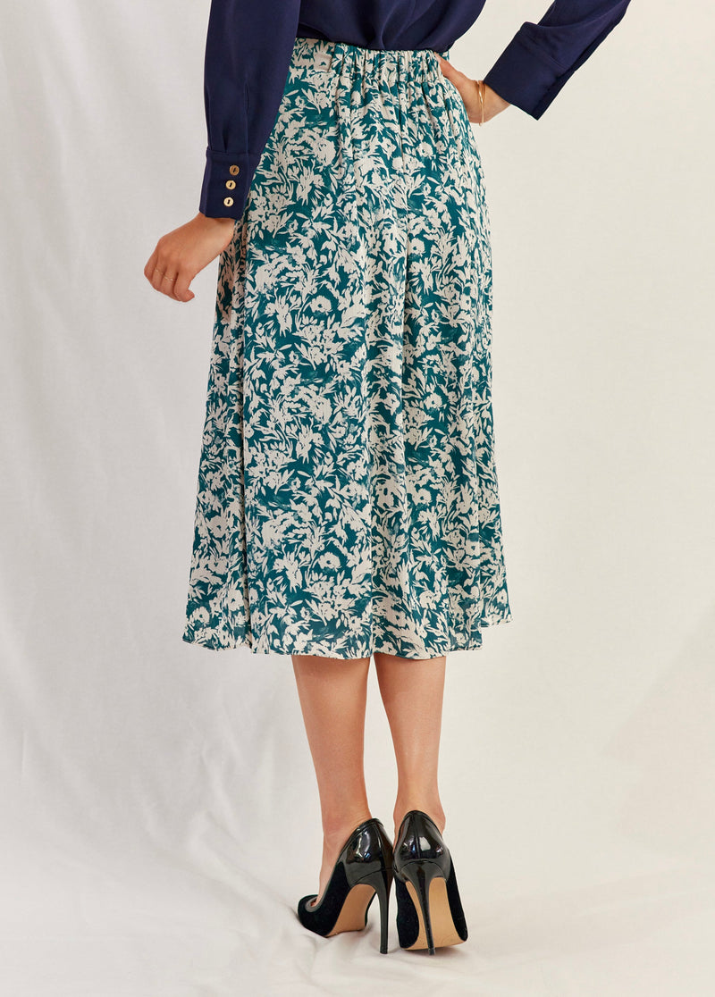 Emma Green Print Skirt