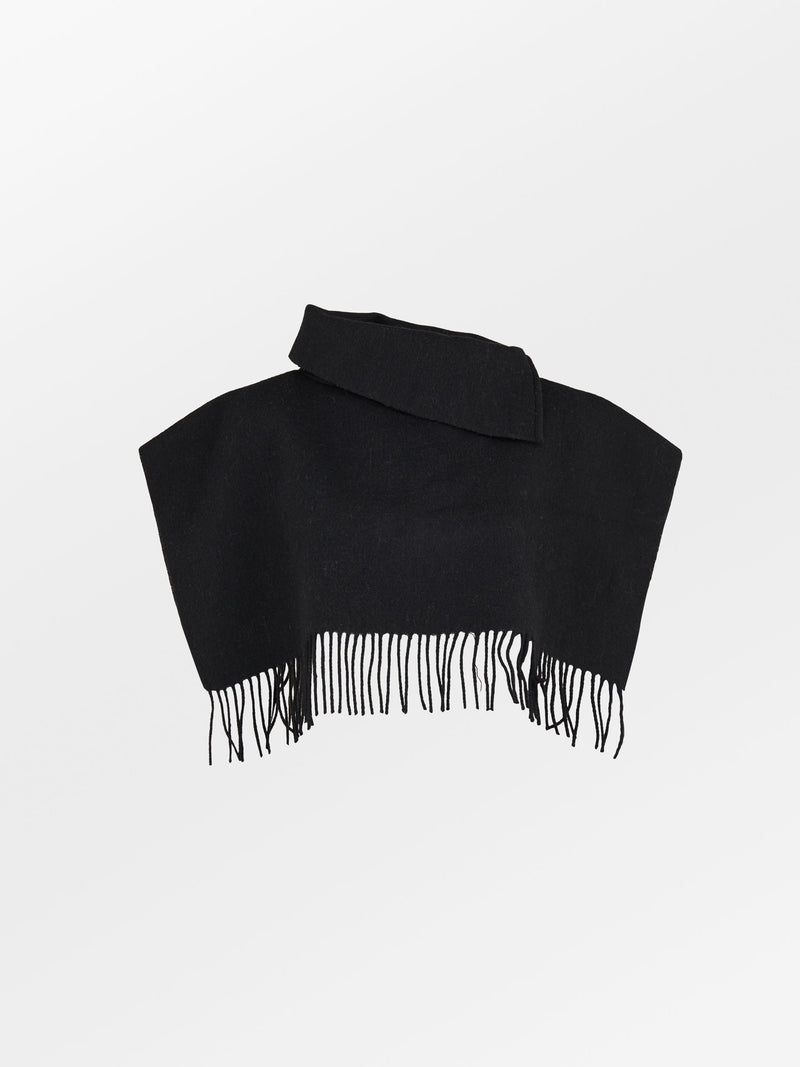 Beck Sondergaard - Accesorio poncho de cristal macizo - Negro