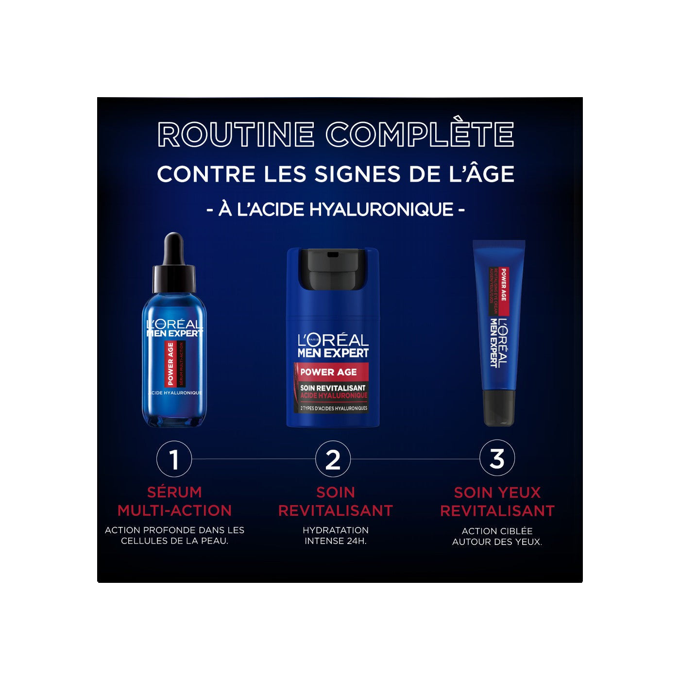 L'Oréal Men Expert Power Age Revitalizing Eye Care Ácido Hialurónico -